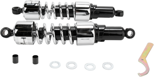 Progressive Chrome Heavy Duty 14.25" Rear Shocks 84-87 Honda GL1200 Gold Wing