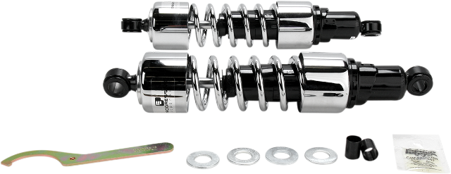 Progressive Chrome Heavy Duty 13.5" Rear Shocks 88-00 Honda GL1500 Gold Wing
