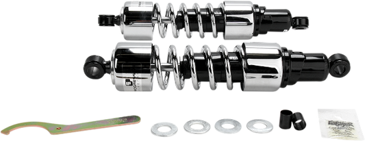 Progressive Chrome Heavy Duty 13.5" Rear Shocks 88-00 Honda GL1500 Gold Wing