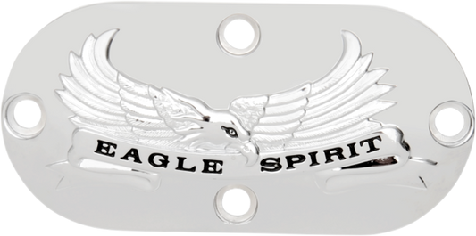Drag Specialties Chrome Eagle Spirit Inspection Cover  for 70-06 Harley Big Twin