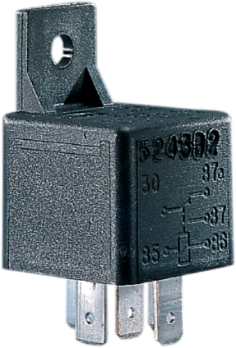 Drag Specialties Black 12V  Starter Relay 80-93 Harley DYNA Softail Sportster FL