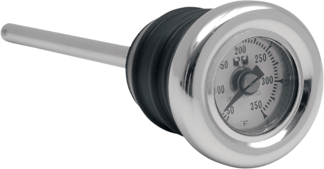 Drag Specialties Chrome Oil Temperature Meter Plug 1971-1986 Harley Shovelhead