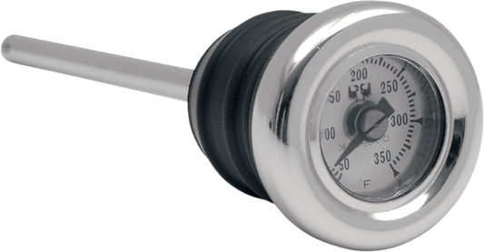 Drag Specialties Chrome Oil Temperature Meter Plug 1971-1986 Harley Shovelhead