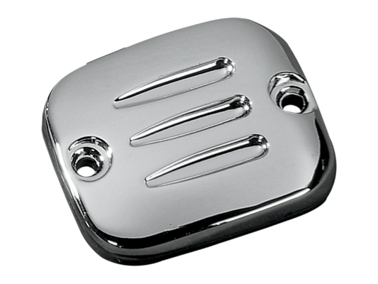 Drag Specialties Chrome Groove Front Master Cylinder Cover 96-15 Harley FXD FLHT