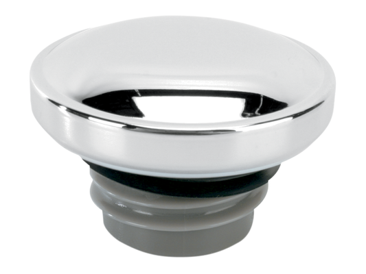 Drag Specialties Chrome Non-Vented Screw Gas Cap L96-99 Harley FLSTF FXST FLSTS