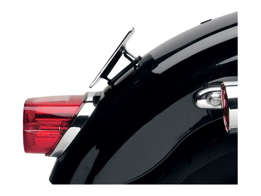 Drag Specialties Fender Laydown License Plate Mount for 1955-16 Harley FX XL FL