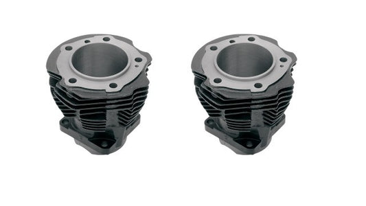 Drag Specialties Black Front & Rear Cylinders 1948-1965 Harley Panhead FL EL FLH