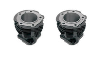 Drag Specialties Black Front & Rear Cylinders 1948-1965 Harley Panhead FL EL FLH