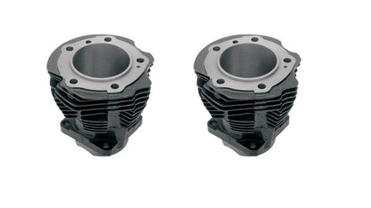 Drag Specialties Black Front & Rear Cylinders 1948-1965 Harley Panhead FL EL FLH