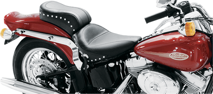 Mustang Original Studded Seat for 2000-2007 Harley Softail Fat Boy Heritage 75076