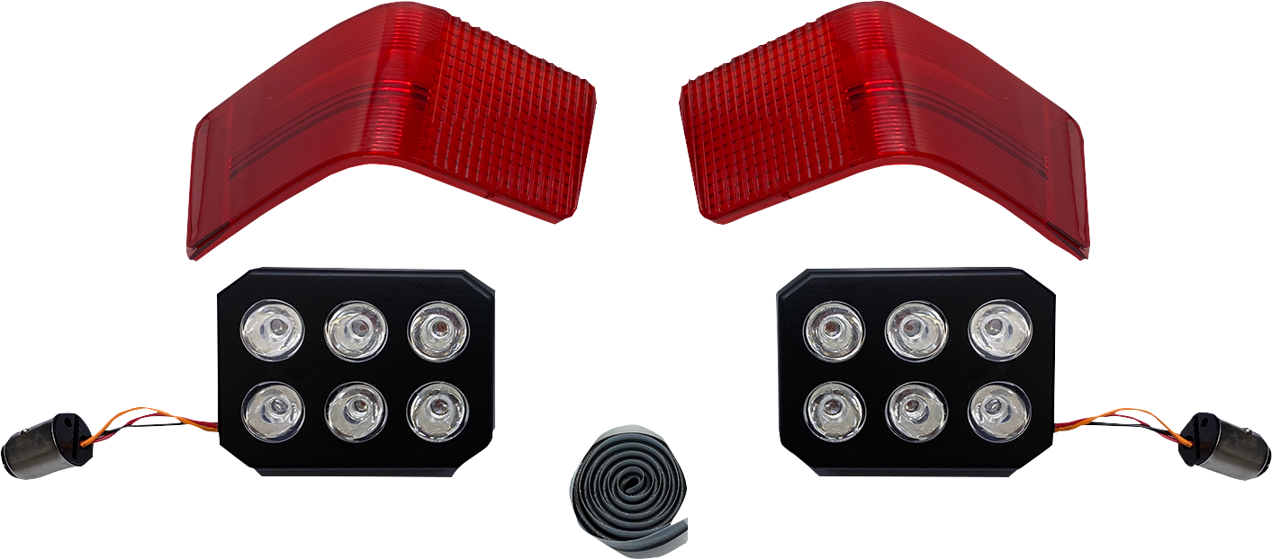 Custom Dynamics TourPak Run Brake LED Lights for 1989-2013 Harley Touring FLH