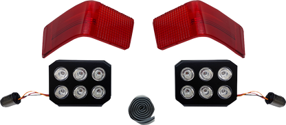 Custom Dynamics TourPak Run Brake LED Lights for 1989-2013 Harley Touring FLH