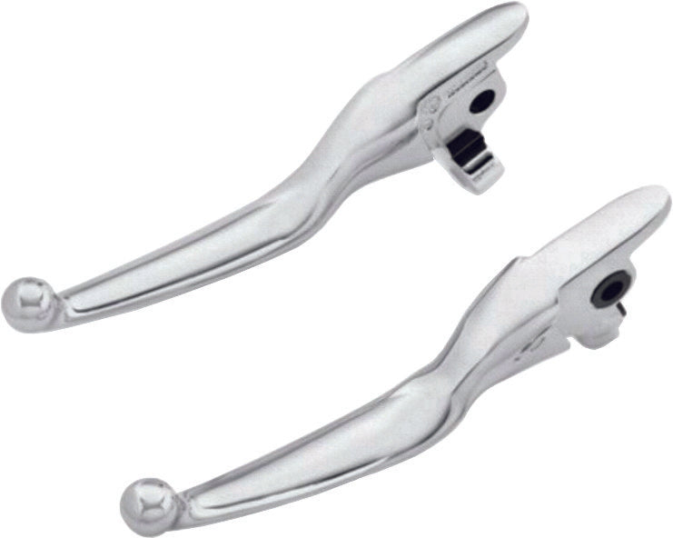 Harddrive Chrome Handlebar Brake and Clutch Lever Set 2017-2019 Harley Touring