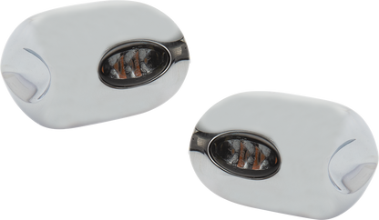 Kodlin Elypse LED Chrome Front Turn Signals for 2015-2024 Harley Touring Softail