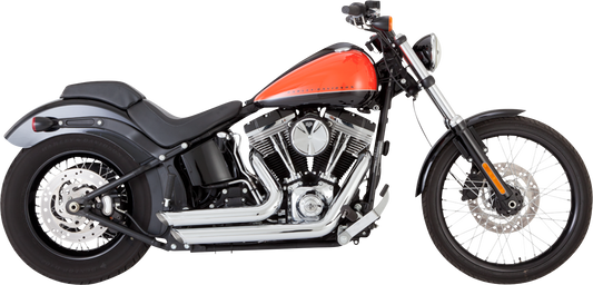 Vance & Hines Shortshots Staggered Exhaust System 2012-17 Harley Softail 17325