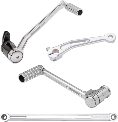 Arlen Ness Chrome SpeedLiner Foot Control Kit for 1999-2024 Harley Touring