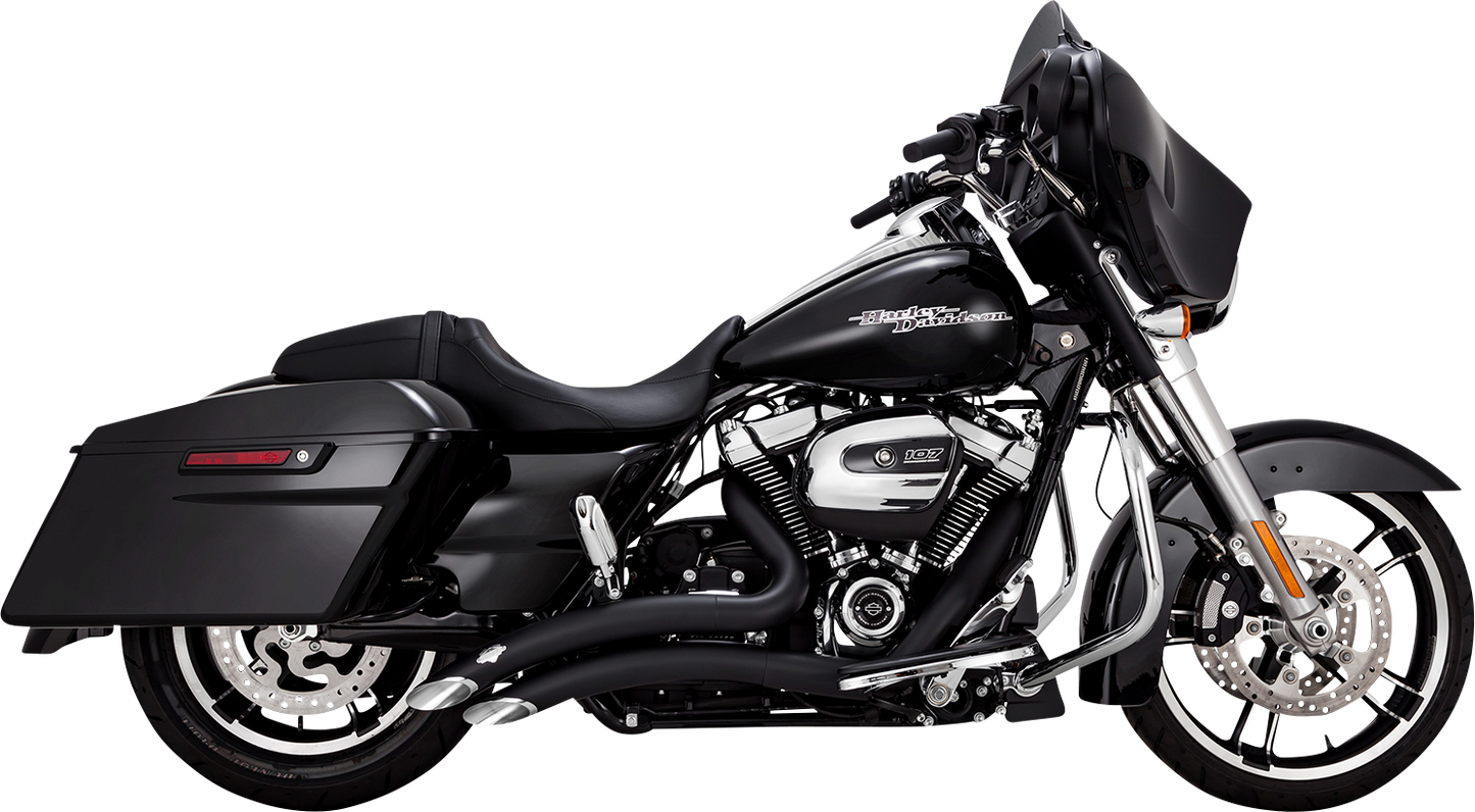Vance & Hines Big Radius Black Exhaust System 2017-2022 Harley Touring Models