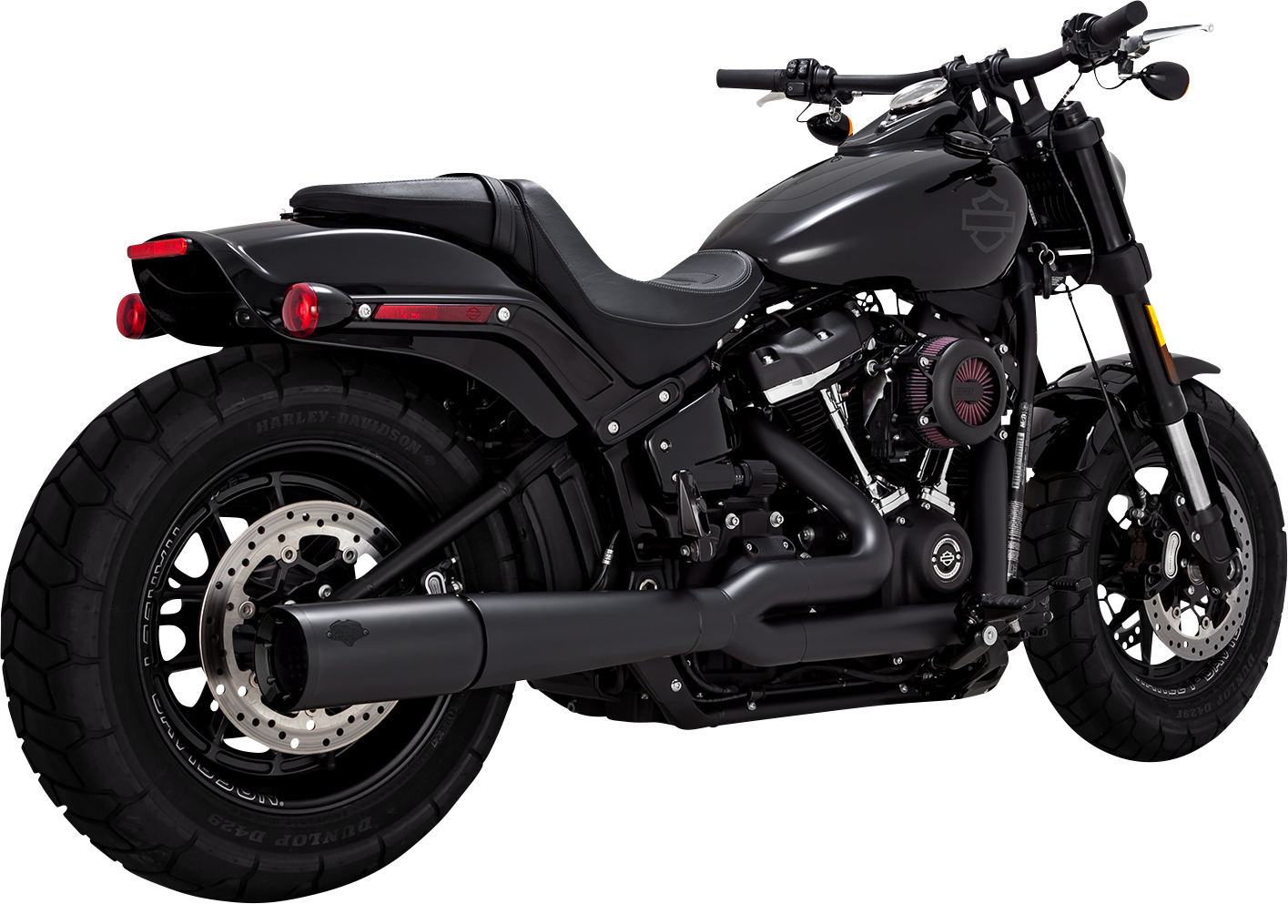 Vance & Hines Black Pro Pipe Exhaust System 2017-2024 Harley Softail 47387