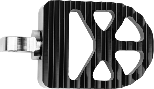 Harddrive Gripmax Black Universal Motorcycle Driver Aluminum Footpegs Harley