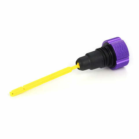 Figurati Knurled Purple Magnetic Engine Oil Dipstick 2007-2016 Harley Touring
