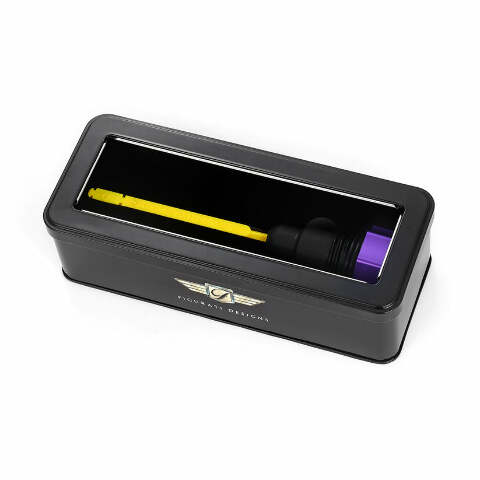 Figurati Curved Purple Magnetic Engine Oil Dipstick for 2007-2016 Harley Touring