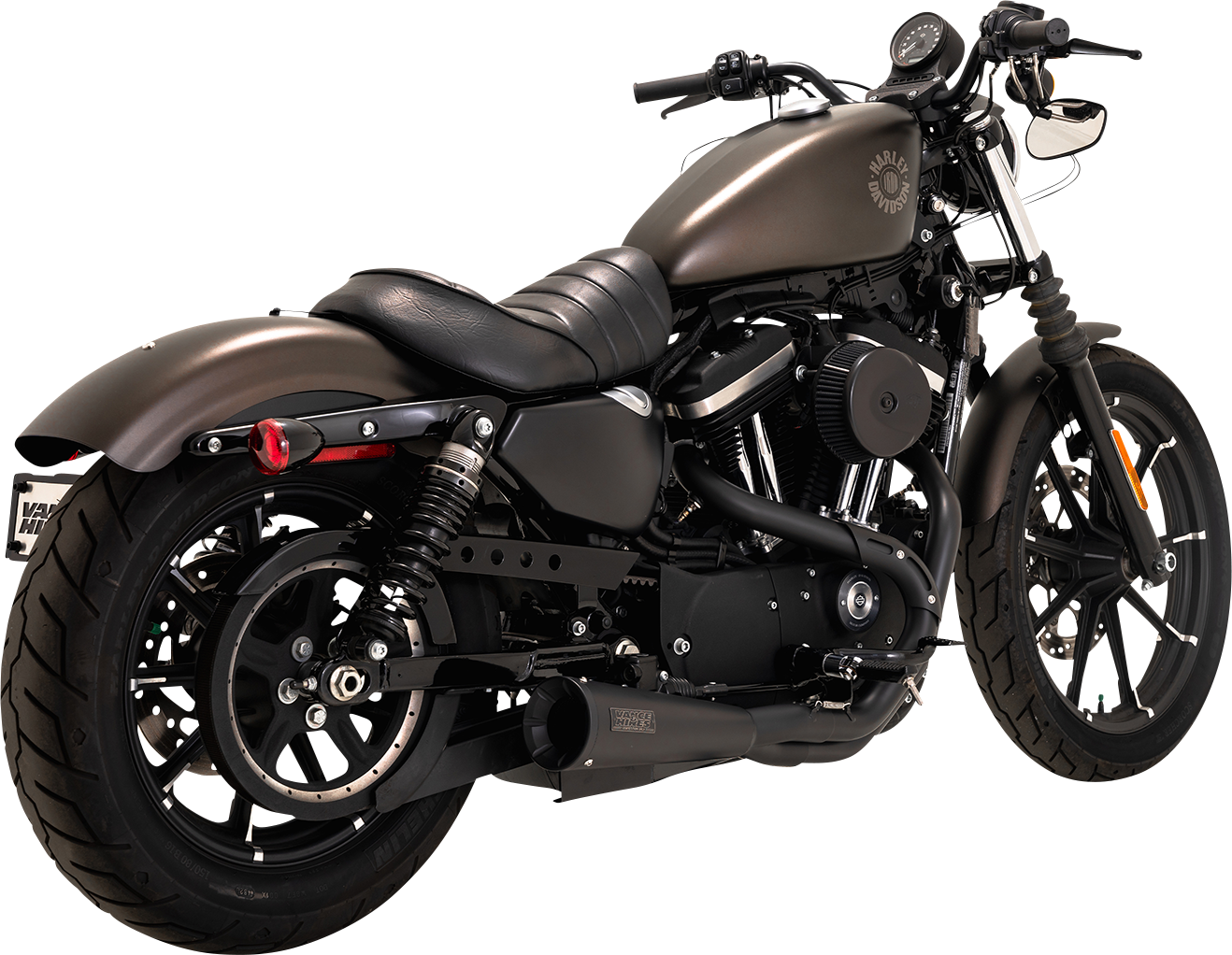 Vance & Hines 2-1 Stainless Steel Upsweep Exhaust 2004-13 Harley Sportster 47627