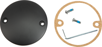 Harddrive Satin Black Motorcycle Point Cover 1994-2021 Harley Sportster Models