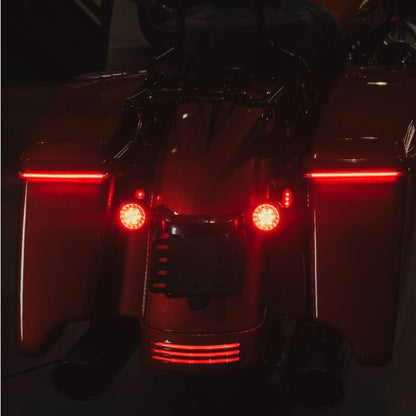 Custom Dynamics Chrome LED Antenna Grommet Lights 2006-2022 Harley Touring FLHX
