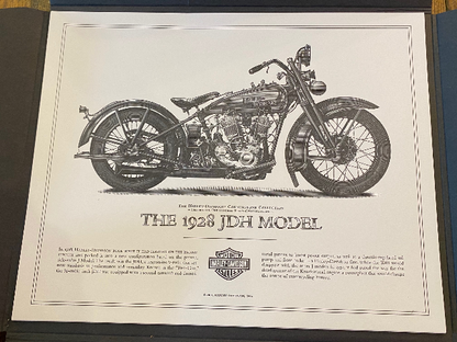 NOS Harley Cornerstone 100th Anniversary Print collection K model V-rod JDH