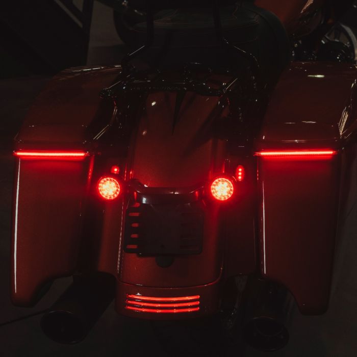 Custom Dynamics LED Saddlebag Turn Brake Light Kit 2009-13 Harley CVO Touring