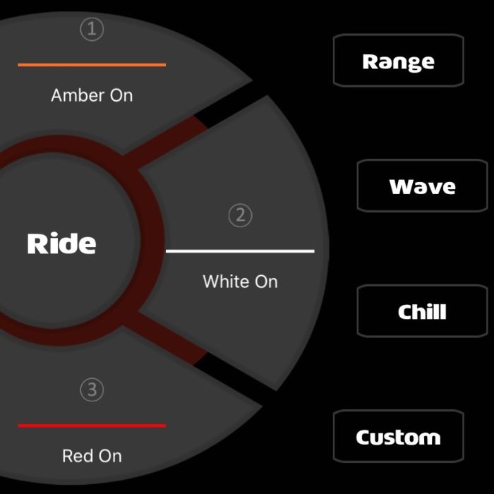 Custom Dynamics ProGLOW Motorcycle LED Accent Lighting Bluetooth Controller