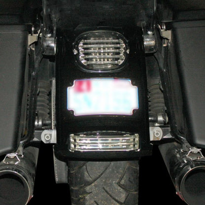 Custom Dynamics Smoke Rear Fender Tip LED Running Light 2009-19 Harley Touring