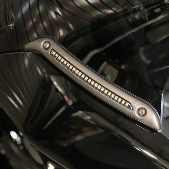 Custom Dynamics Bronze LED Windshield Trim Lights 2022-2024 Harley Low Rider ST