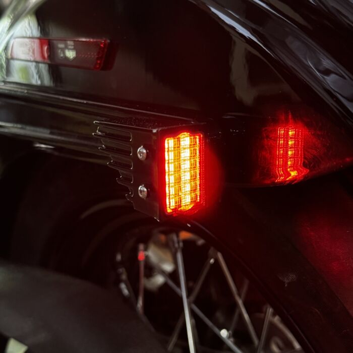 Custom Dynamics Smoke Rear Strut Mount LED Turn Signals 2018-2024 Harley Softail