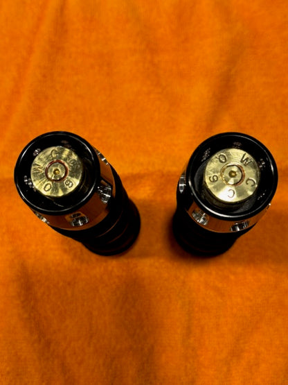 JT's Cycles Genuine .50 Cal Bullet TBW Hand Grips for 2008-2023 Haley Davidson