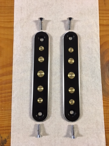JT's Cycles Black Spotlight Eliminator Plates Once Fired Bullets 94-13 Harley