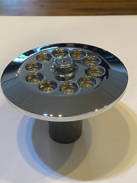 JT's Cycles Genuine .45 Auto Brass Bullets Chrome Air Filter Cover for Harley
