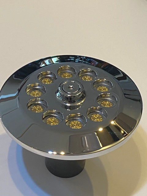 JT's Cycles Genuine .45 Auto Brass Bullets Chrome Air Filter Cover for Harley