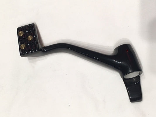 JT's Cycles genuine once fired .223 bullets black Brake Pedal Harley sportster
