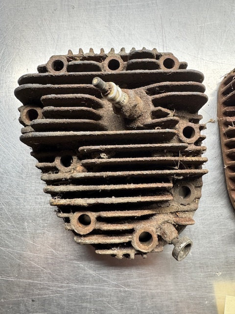 vintage genuine pair of Indian chief heads 1936, 1937, 1938,1939