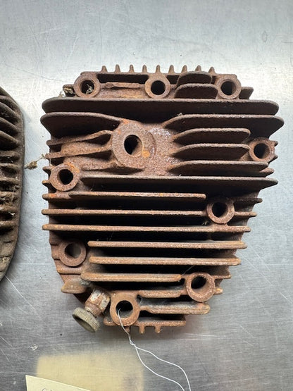 vintage genuine pair of Indian chief heads 1936, 1937, 1938,1939