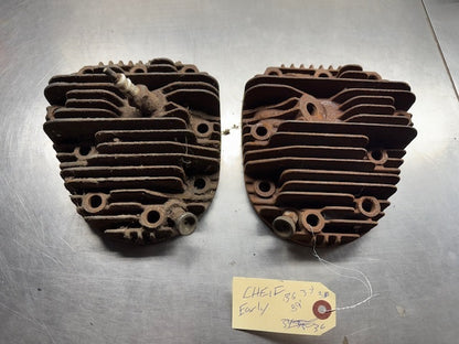 vintage genuine pair of Indian chief heads 1936, 1937, 1938,1939