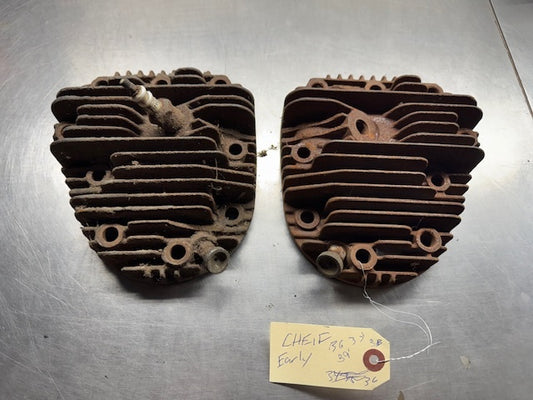 vintage genuine pair of Indian chief heads 1936, 1937, 1938,1939