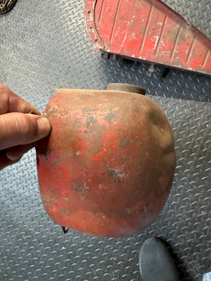 vintage genuine Indian 741 military Gas Fuel Tanks Left and Right