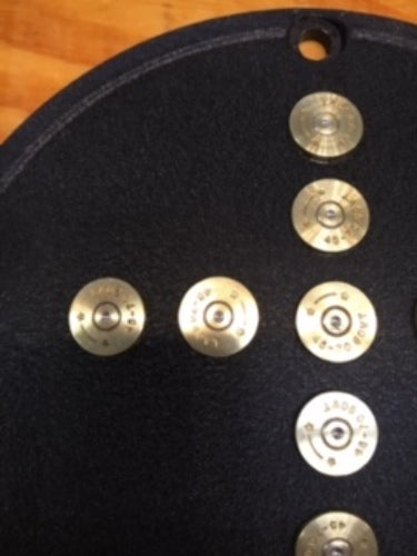 JT's Cycles Wrinkle Black Derby Cover Genuine 45-70 Bullets CROSS Harley TwinCam