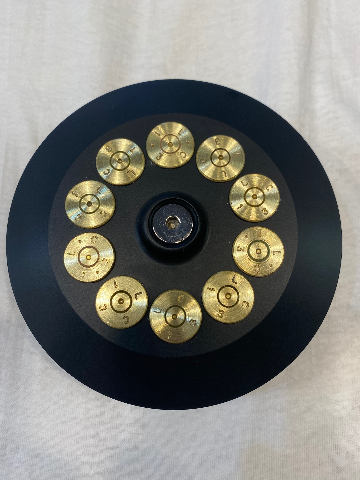 JT's Cycles Custom Air Cleaner Cover PowderCoat Black .50 Cal Bullets for Harley