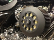 JT's Cycles .45 Caliber Bullets Air Cleaner Cover Powder Coat Black fits Harley