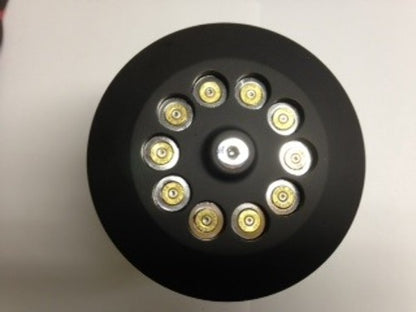 JT's Cycles .45 Caliber Bullets Air Cleaner Cover Powder Coat Black fits Harley