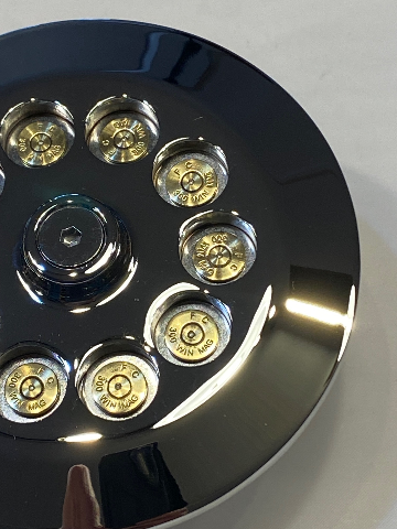 JT's Cycles Genuine .300 Caliber Bullets Chrome Air Cleaner Cover Harley FXR XL