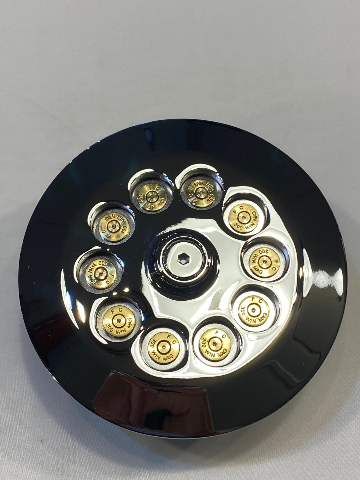 JT's Cycles Genuine .300 Caliber Bullets Chrome Air Cleaner Cover Harley FXR XL